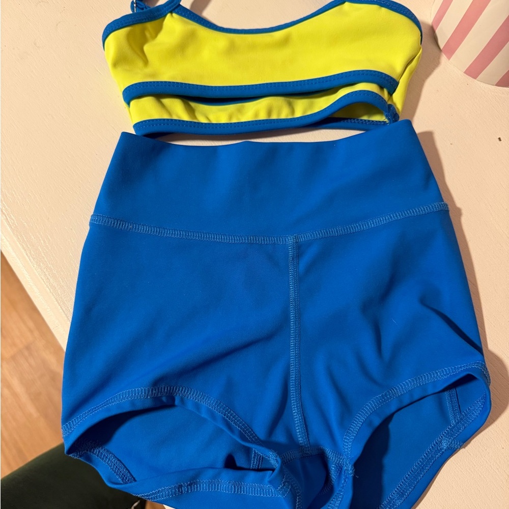 Blue and Yellow CM FIVE DANCEWEAR
